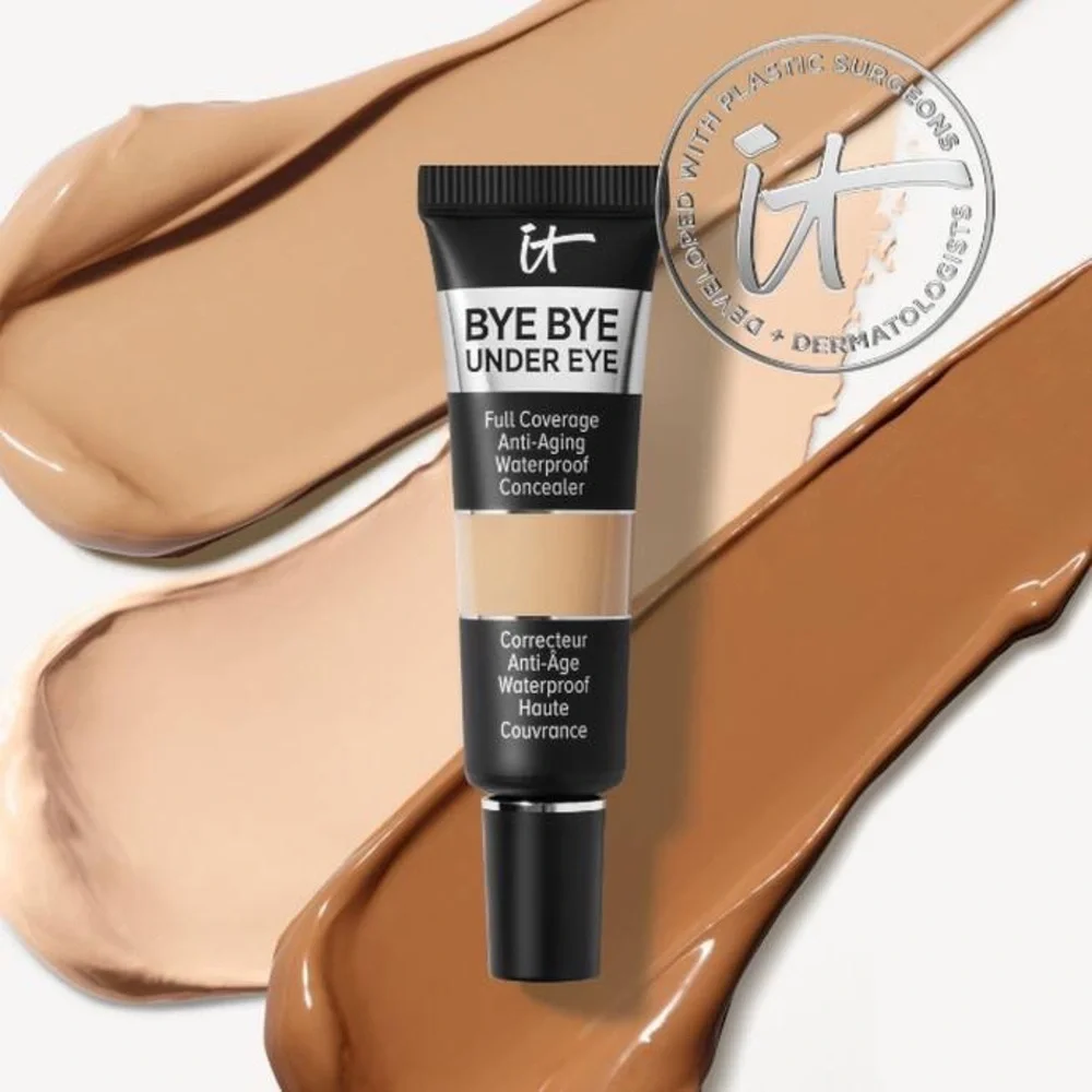 🆕 IT BYE BYE UNDER EYE FULL COVERAGE WATERPROOF CONCEALER 21.5 Medium Nude